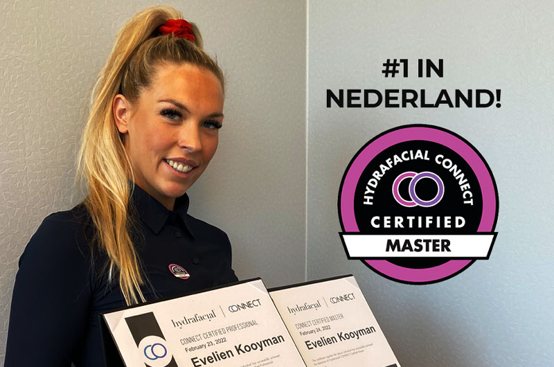 KAZEM’S Evelien is de eerste Hydrafacial Master in Nederland!